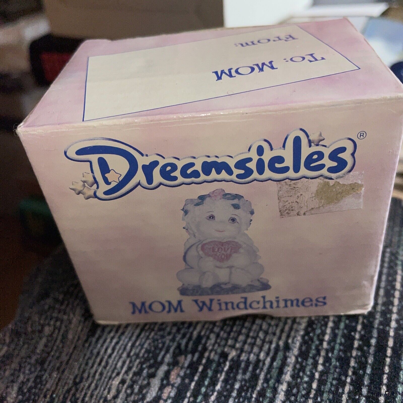 Dreamsicles Angel Cherub Figurine 2005 MOM Windchime #5701 NEW IN BOX