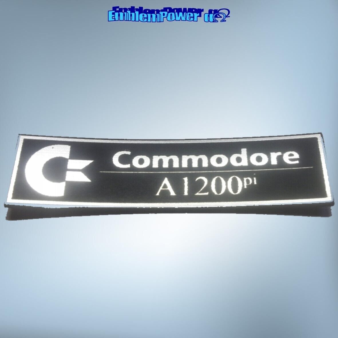 COMMODORE 48x12mm Emblem 3D 64 A1200 Sticker Badge Decal Logo Aufkleber C64 C128