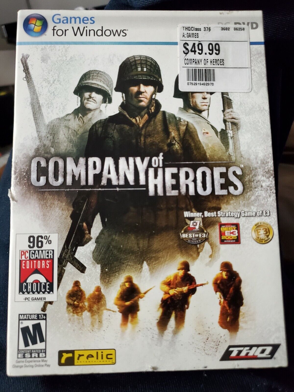 Company of Heroes PC Game Free US Shipping 