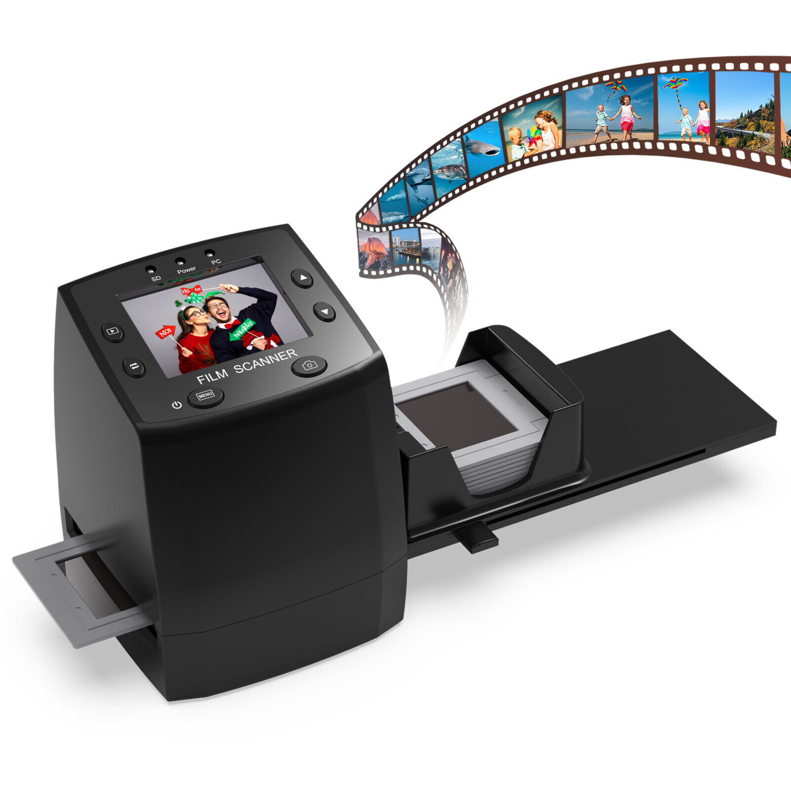 135 Film Negative Scanner High Resolution Slide Viewer, Convert Film to Digital