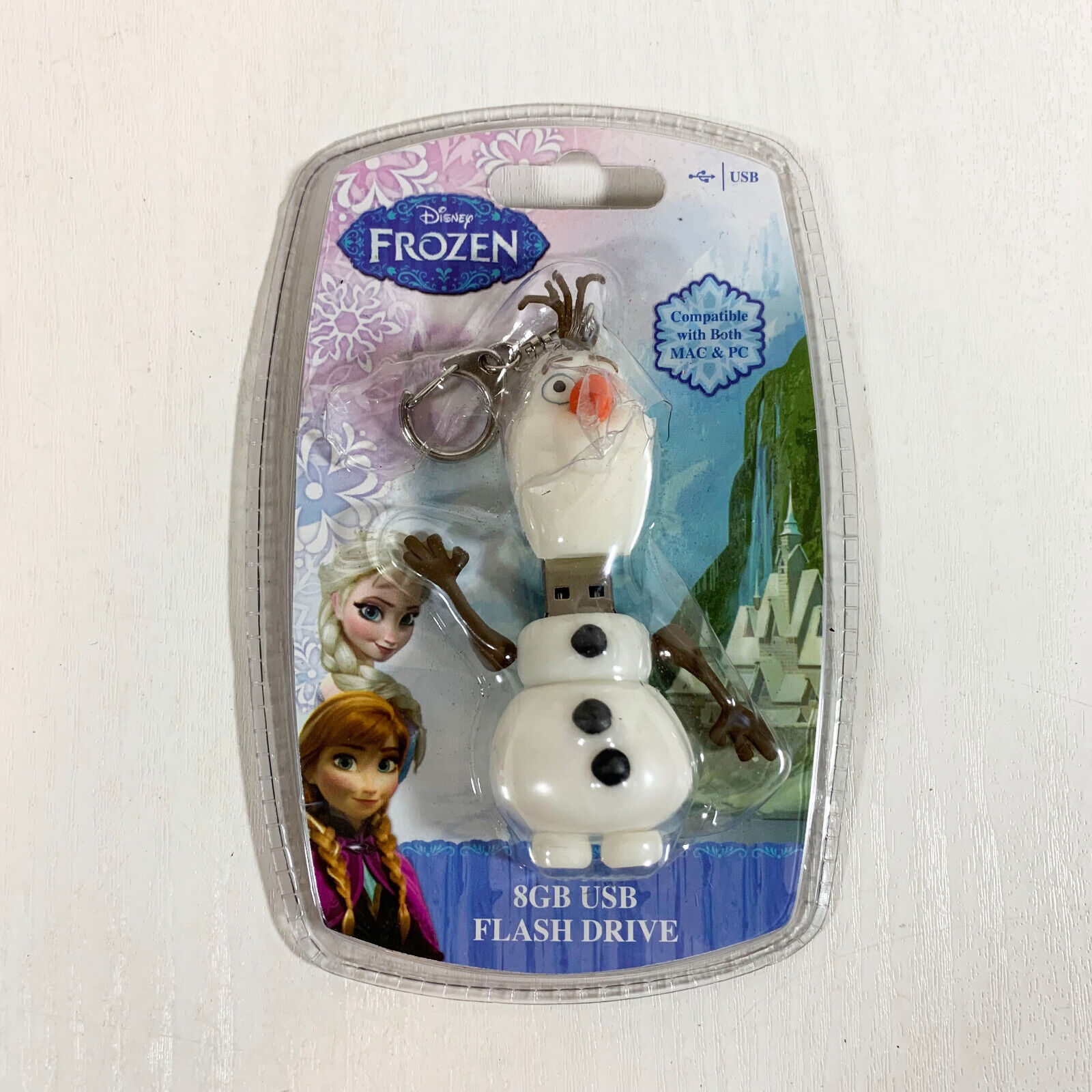 [NEW] Disney Frozen OLAF 8GB USB Memory Stick Flash Drive Keychain