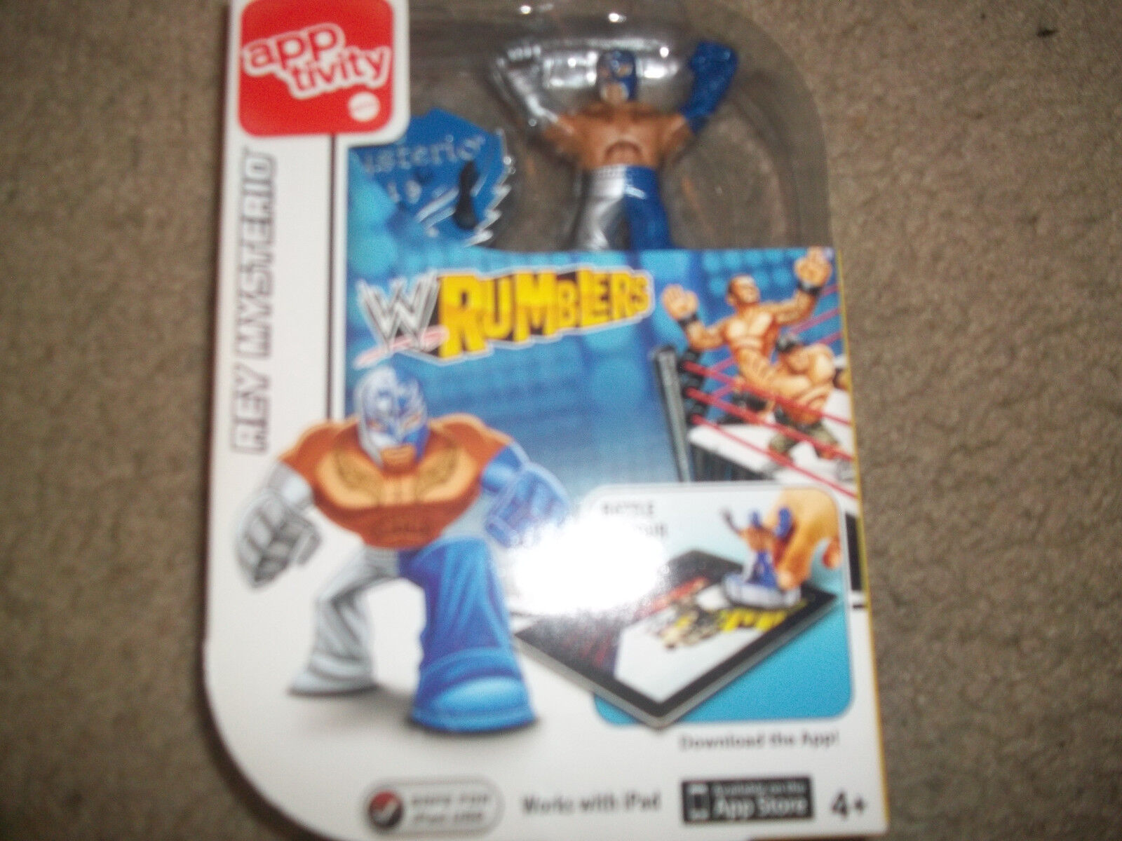 Rey Mysterio Rumblers WWE Wrestling Apptivity Mattel Game for iPad App NIP 