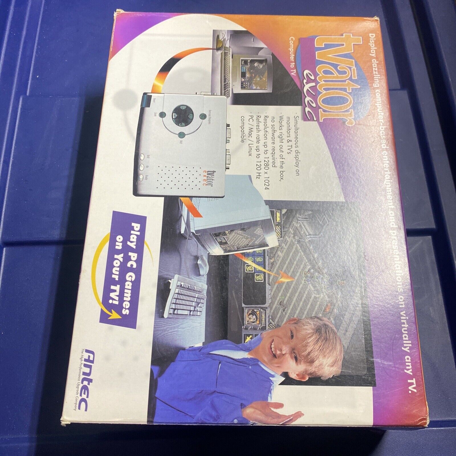 Antec TVator EXEC - Play PC Games on your TV Vintage in Box Y2K Retro
