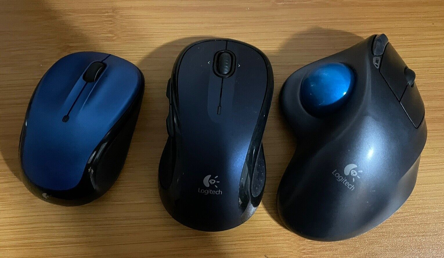 Set Of Three Logitech Wireless Mice/Mouse