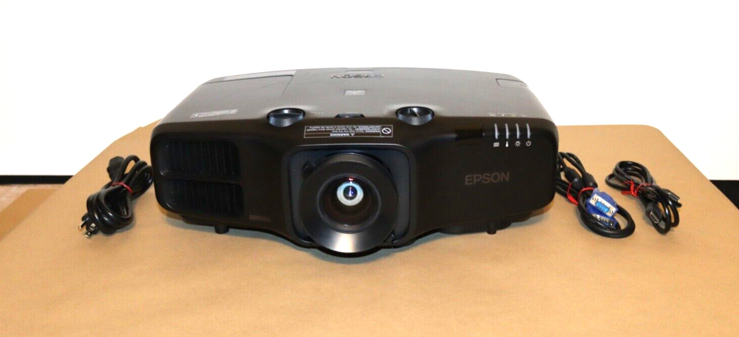 Epson PowerLite 4855WU  3LCD Projector, H543A. New Original Epson Bulb Installed