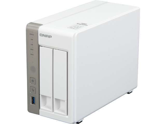 QNAP TS-251-US Diskless System 2-Bay Personal Cloud NAS with HDMI output. DLNA,
