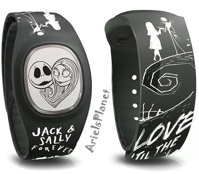 Disney Parks The Nightmare Before Christmas Jack & Sally Forever MagicBand+ Plus