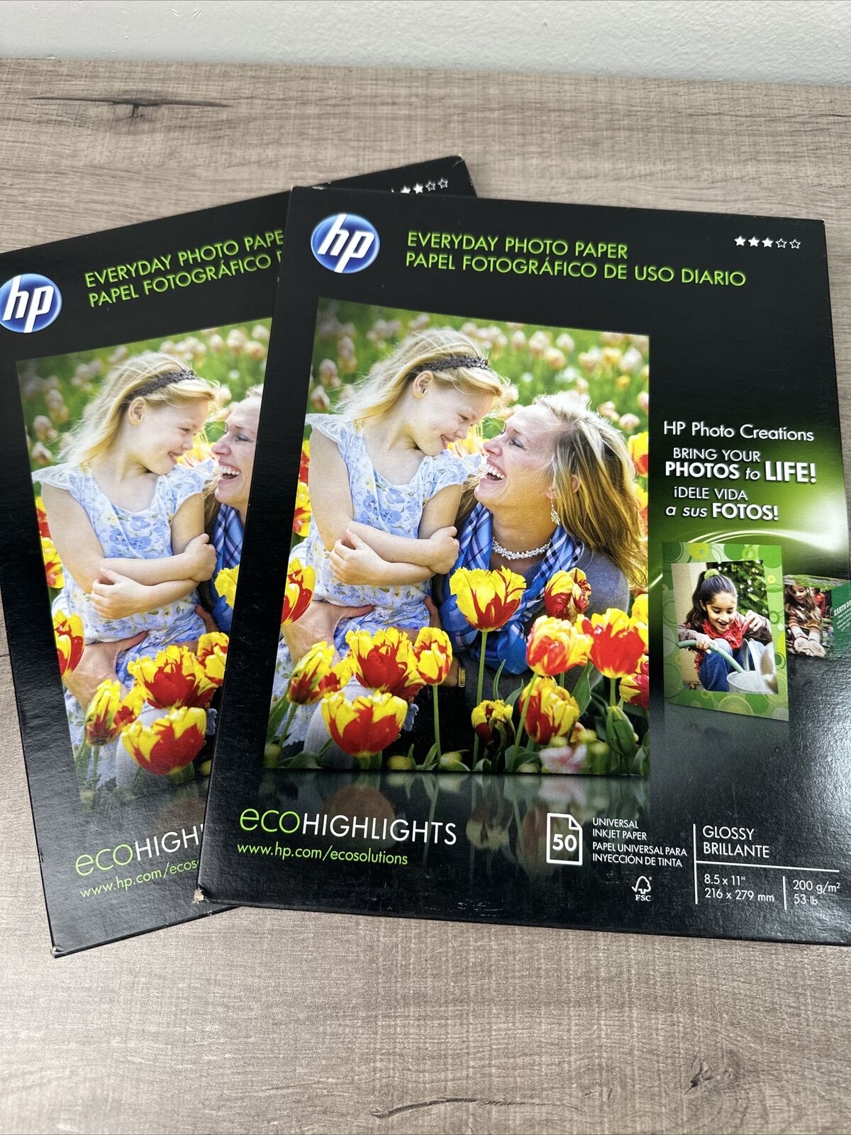 NEW HP Everyday Photo Paper Glossy 8-1/2\