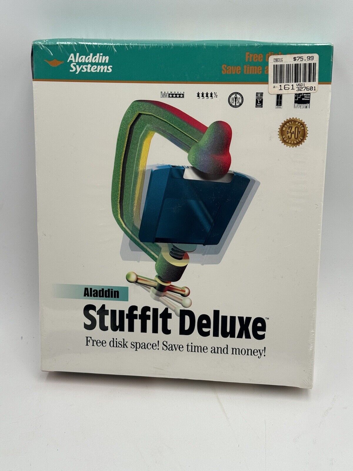 Vintage StuffIt Deluxe Aladdin Systems Compression Solution For Macintosh 1997