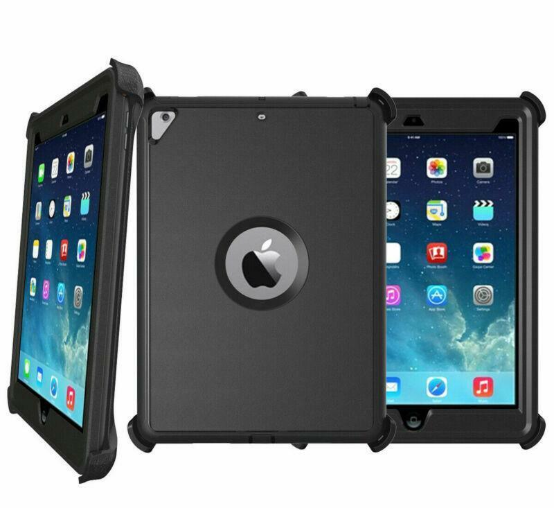 For iPad 2/3/4/5/6 Air Shockproof Defender Case Stand Clip Screen Protector