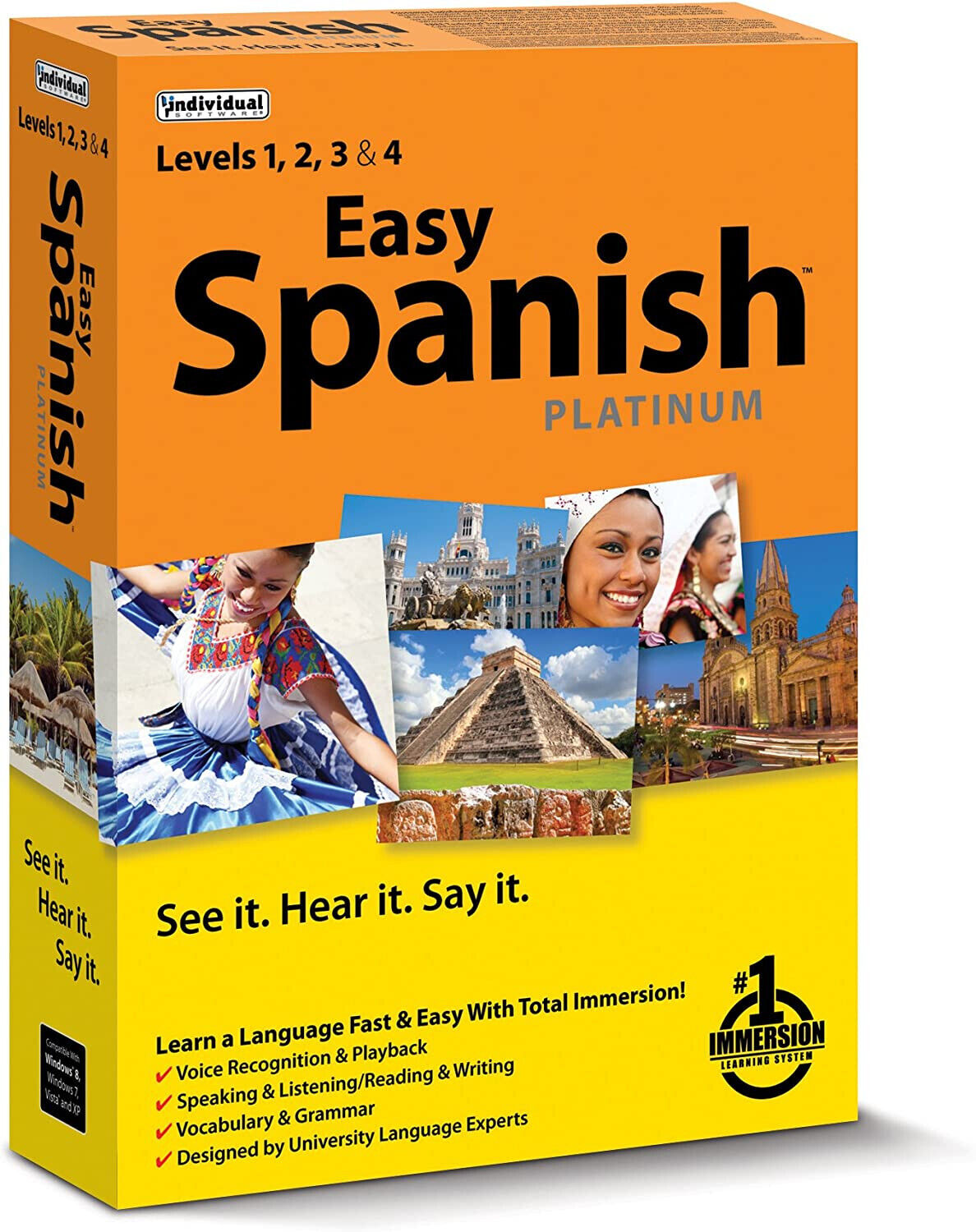 Easy Spanish Platinum levels 1-4 for PC NEW