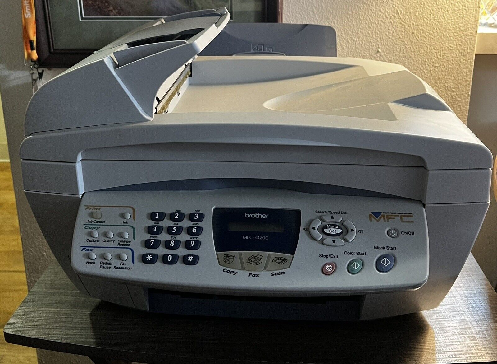 Brother MFC-3420C All-In-One Inkjet Printer Used And In Great Condition - Power