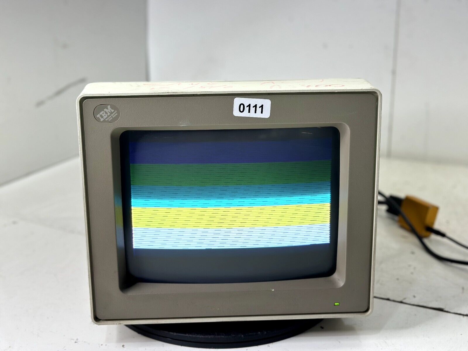 Vintage IBM PS/2 PS2 VGA Color 12 Inch CRT Monitor 8513 8513001 Working