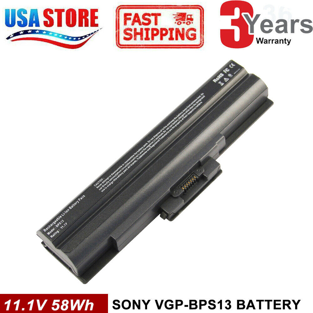 Battery for Sony VGP-BPL13 VGP-BPL21 VGP-BPS13 VGP-BPS13A VGP-BPS13B VGP-BPS21