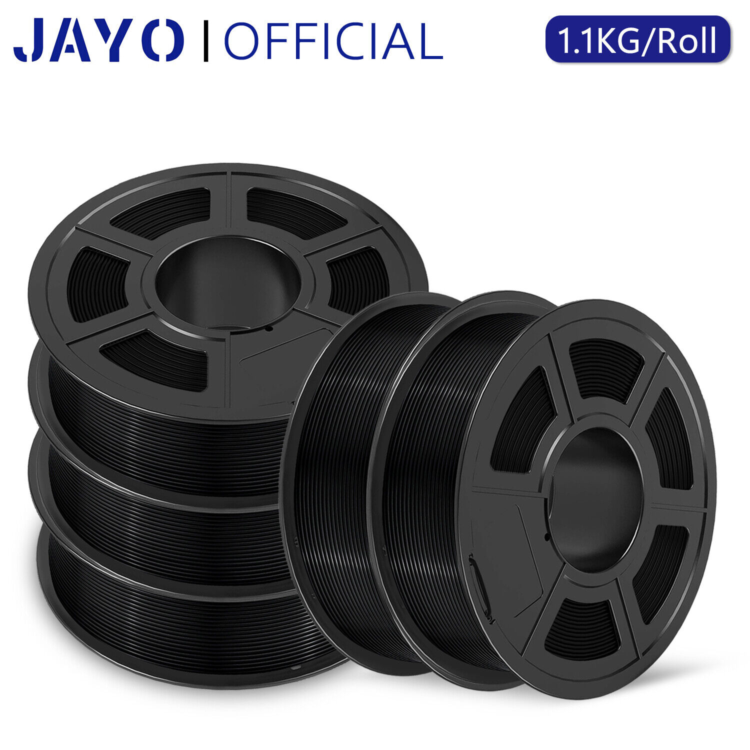 JAYO 1.75MM 5/10KG 15KG PLA SILK PLA+ PETG Filament 3D Printer Consumables 1.1KG