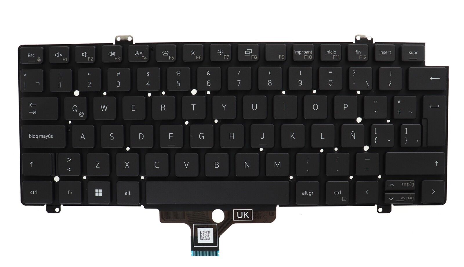 Backlit Latin Spanish Keyboard for Dell Latitude 5420 5421 7420 7430 7520 7521