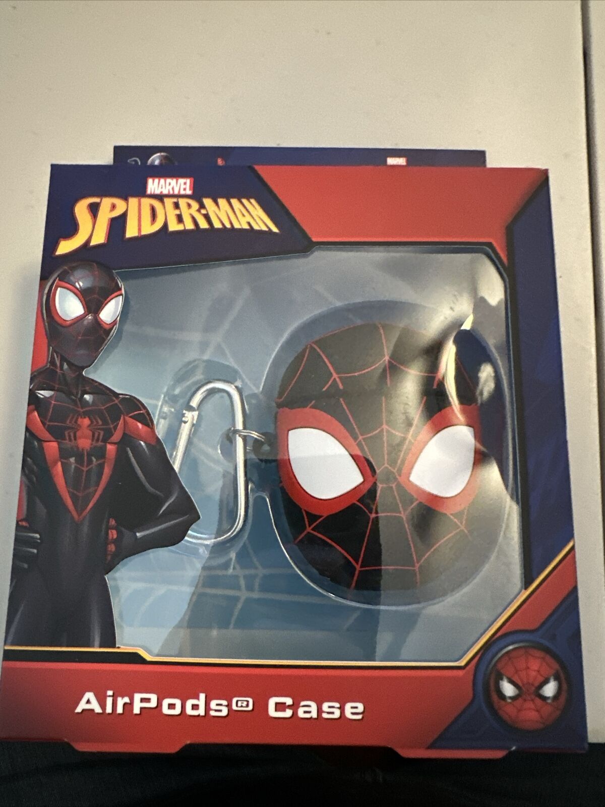 NEW Thumbs Up Marvel Spiderman Miles Morales 3D Airpods Case Red