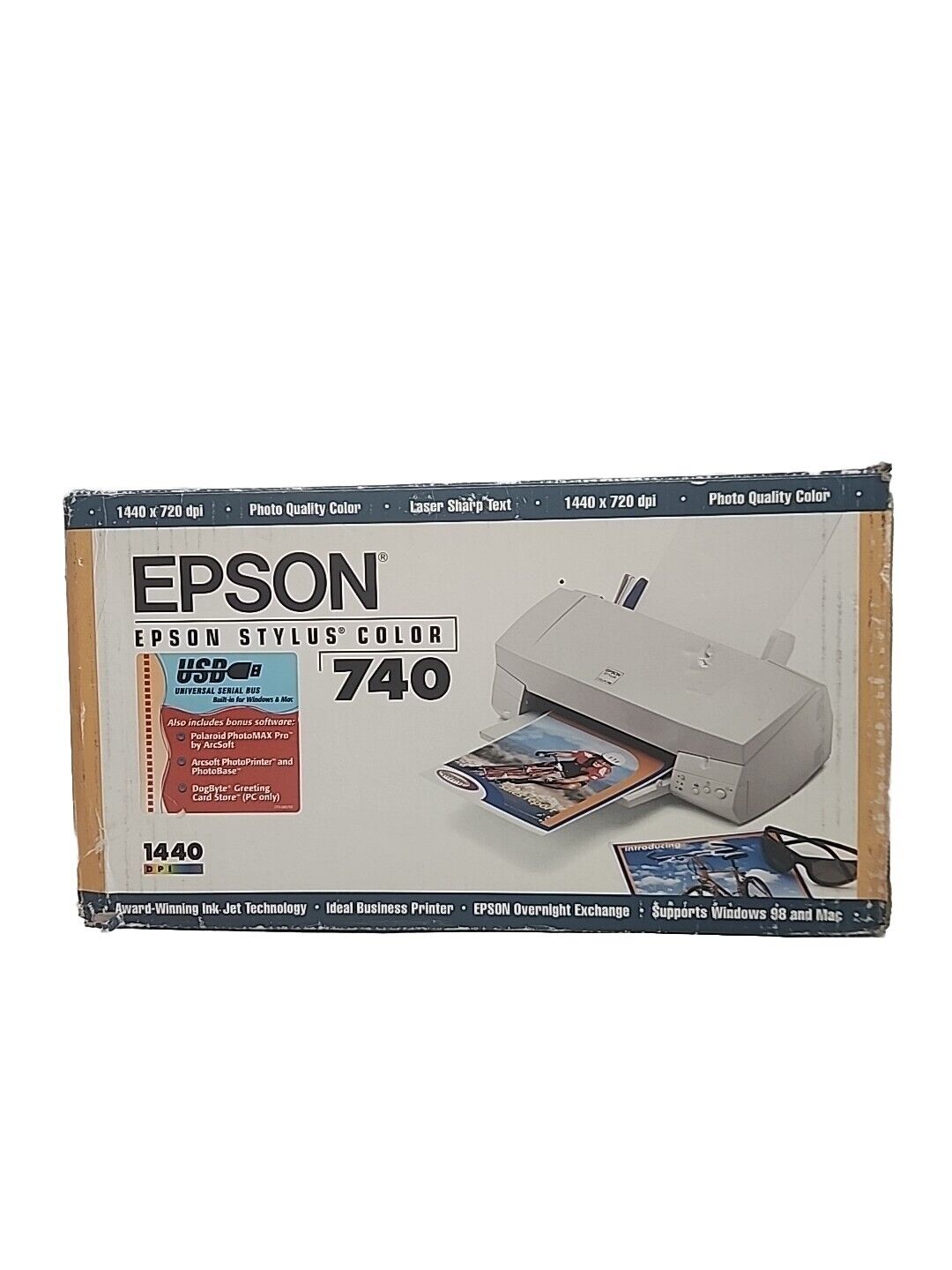 Epson Stylus Color 740 Ink Jet Printer New Open Box