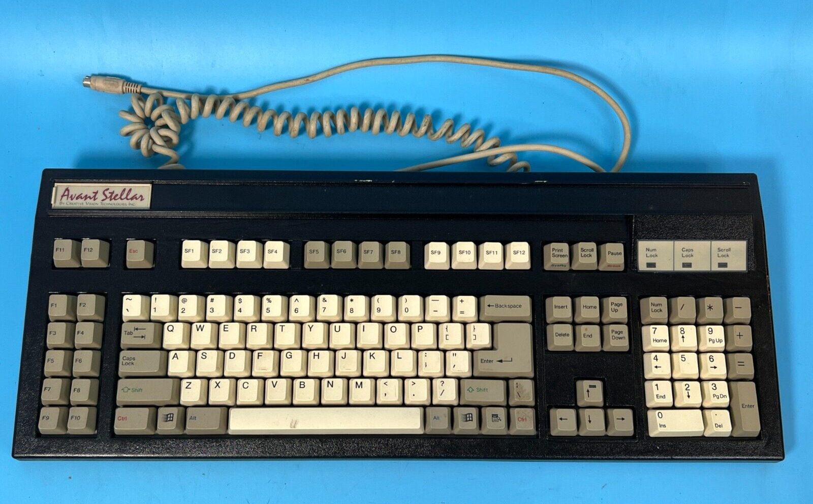 RARE Vintage CVT Avant Stellar GT6OMNIKEY Mechanical Programmable Keyboard BLACK