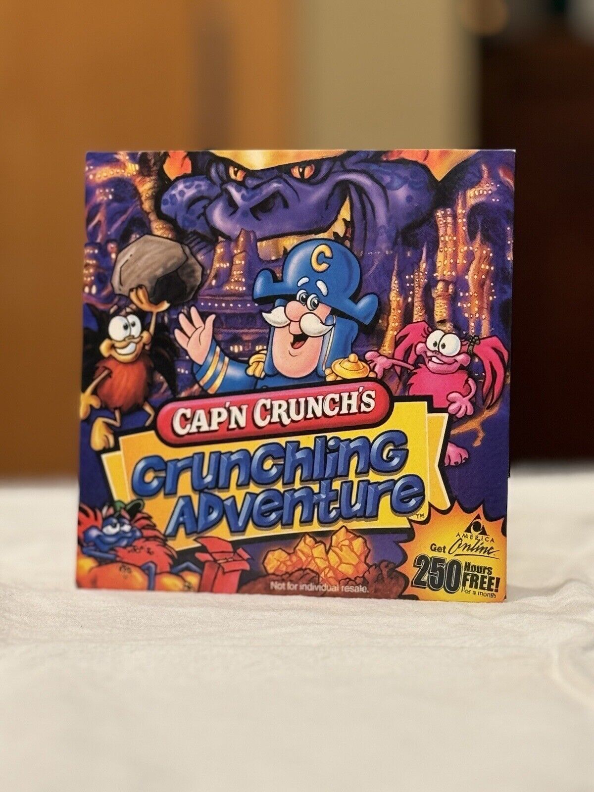 Cap'n Crunch’s Crunchline Adventure PC/MAC CD Kids Save Creature Feed Cereal