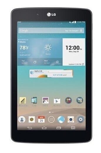 LG G Pad 7.0 LTE IPS Display Quad Core 1.20 GHz Wi-Fi 16GB Android Tablet Gray