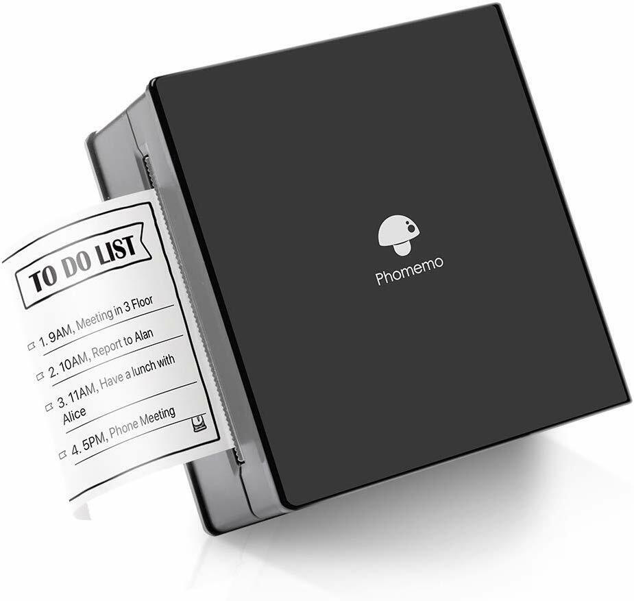 Phomemo Sticker Printer Mini Printer M02 Portable Thermal  Inkless Bluetooth