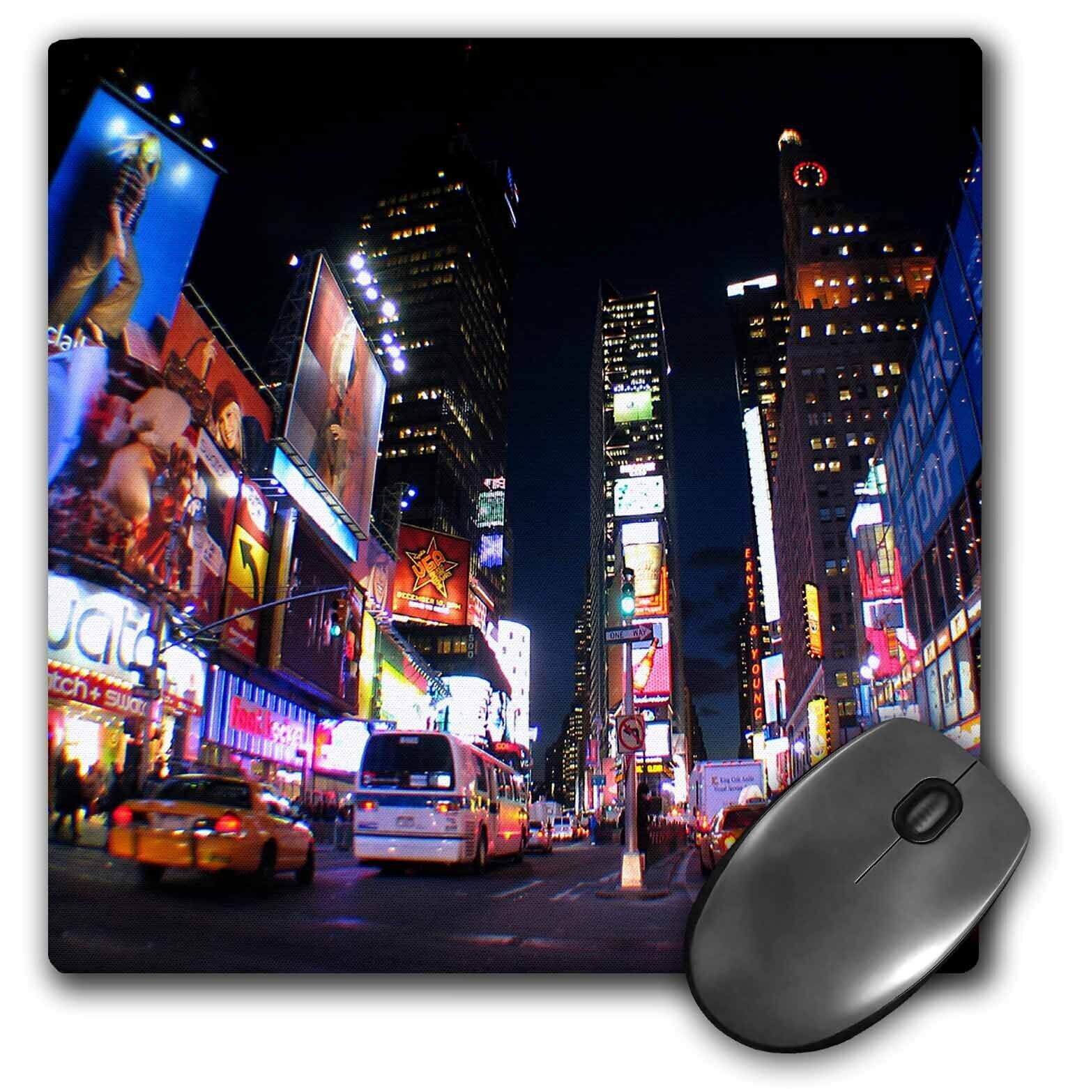 3dRose New York City Times Square MousePad