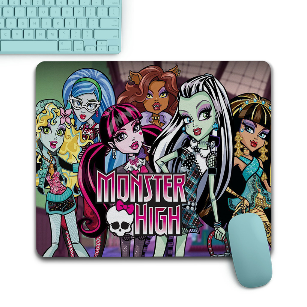 Monster High Mouse Pad for Laptop Gaming Computer Desktop PC Non-Slip Accessory
