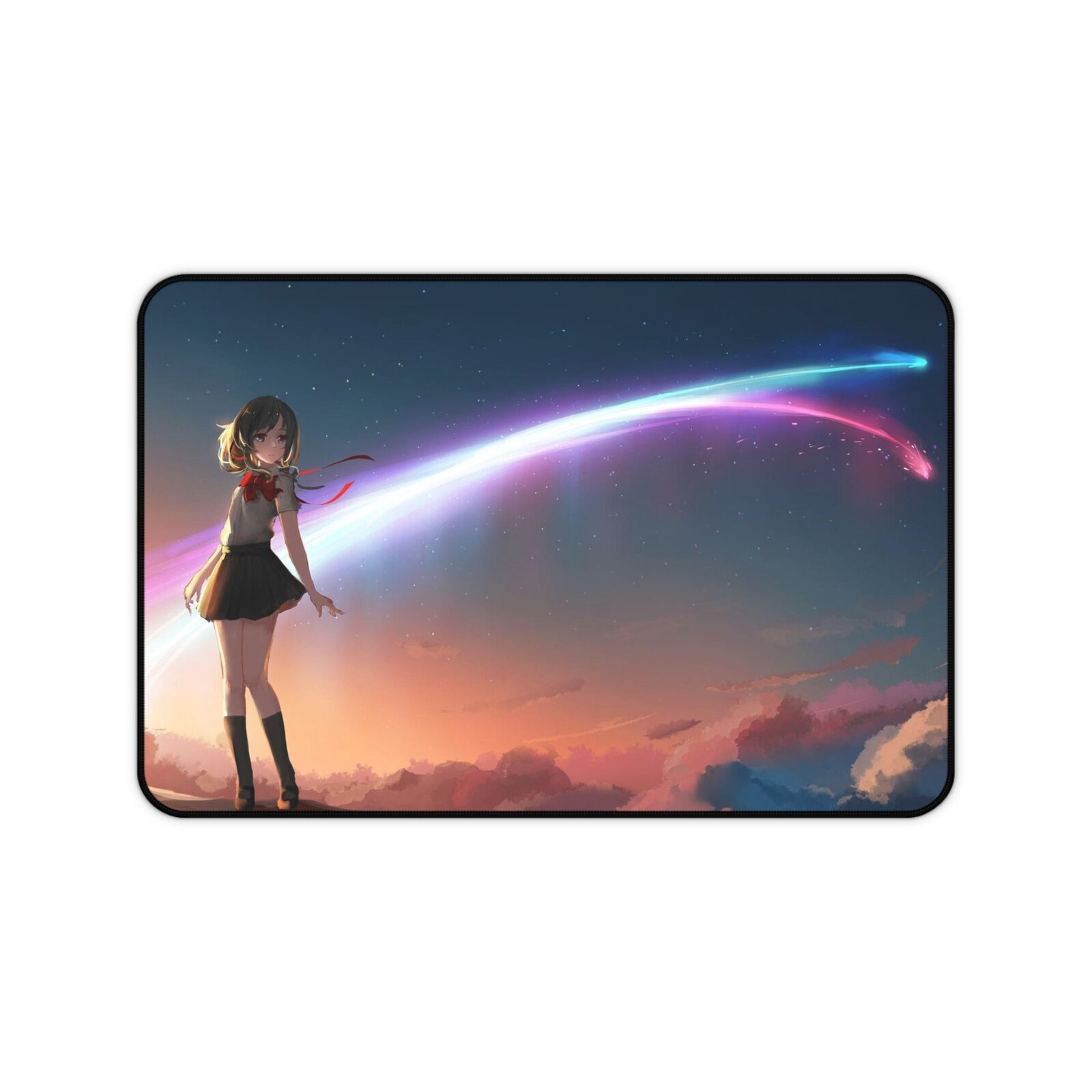 YOUR NAME ANIME GIRL DESK MAT NONSLIP GAMING MOUSE PAD