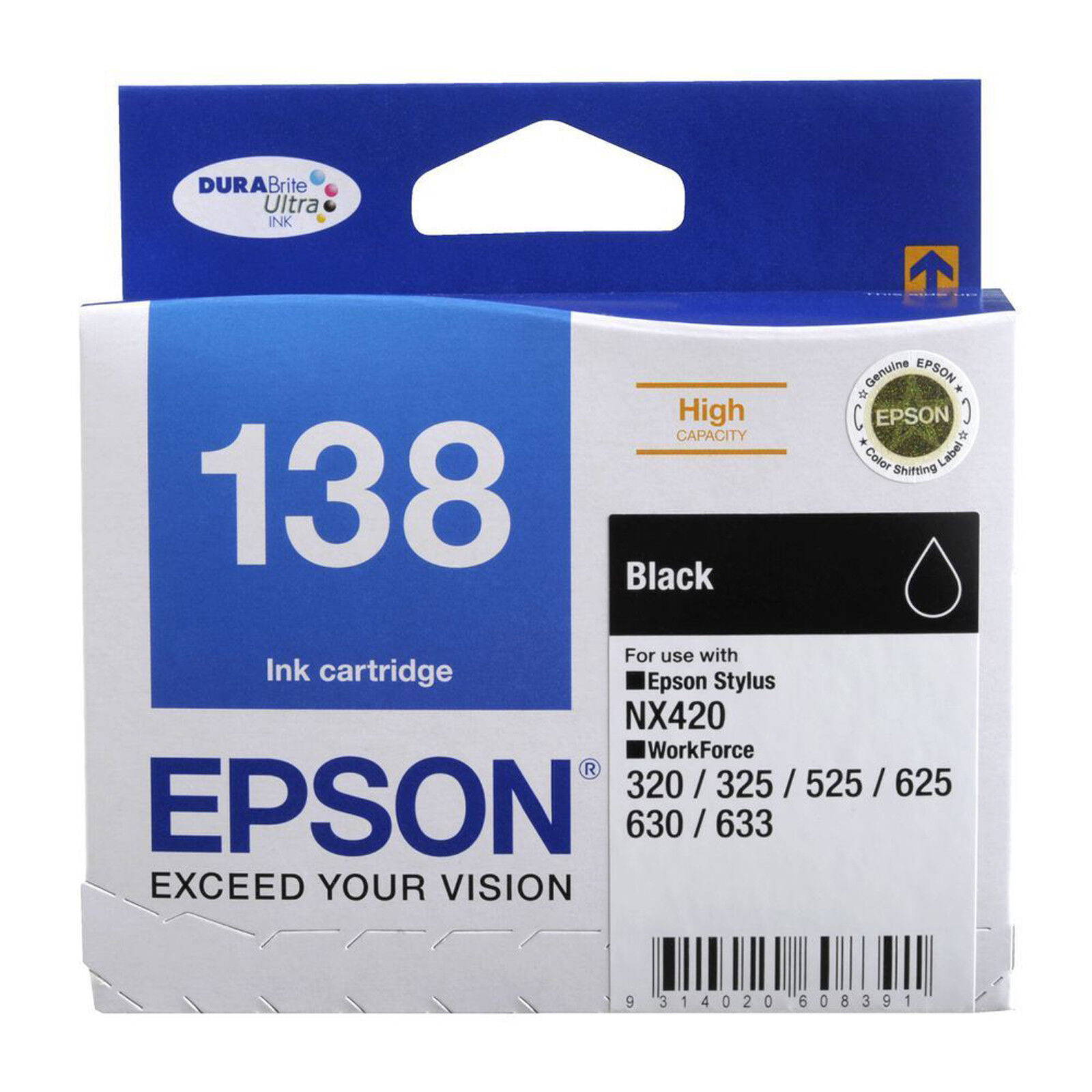 GENUINE Original Epson 138 Ink Cartridge Value Pack Toner Stylus WorkForce