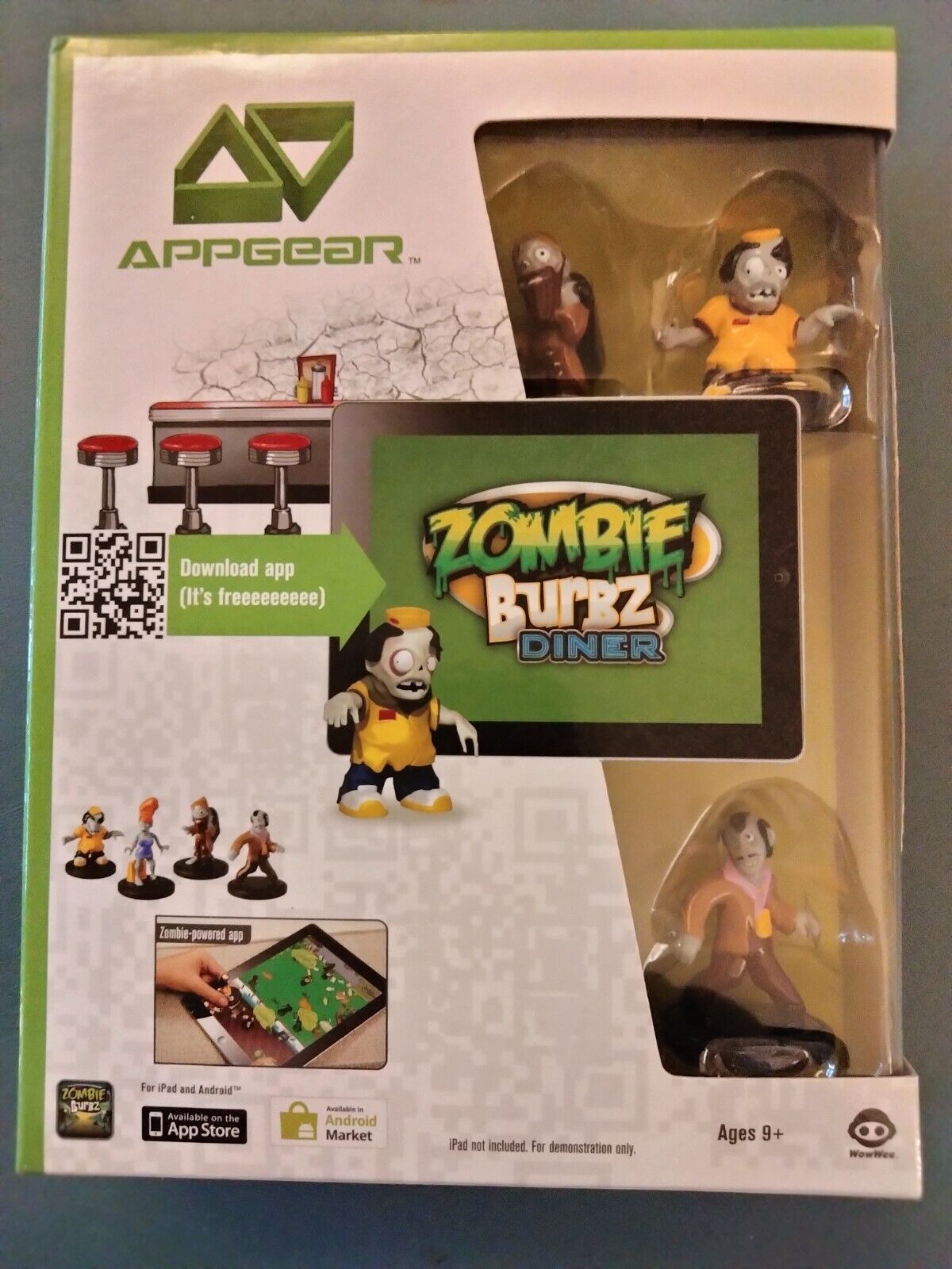 APPGEAR Zombie Burbz Diner Mobile Application Game for iPad or Google Android