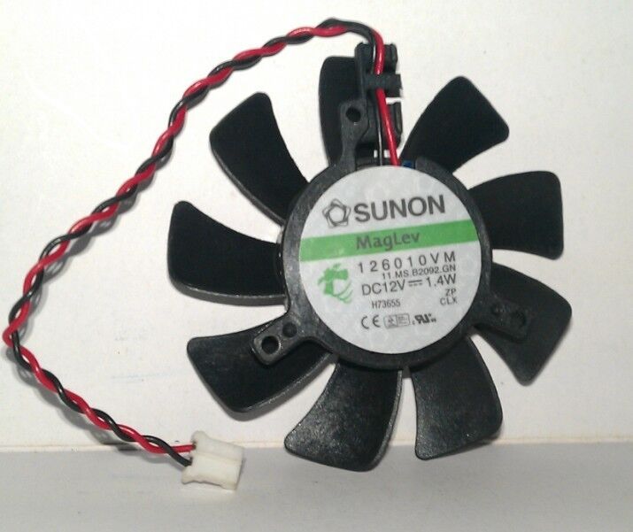 55mm 126010VM Fan For VGA Video Card 34mm x 33mm x 32mm