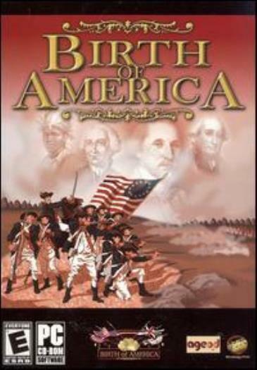 Birth of America PC CD command French & Indian, Revolutionary war strategy game