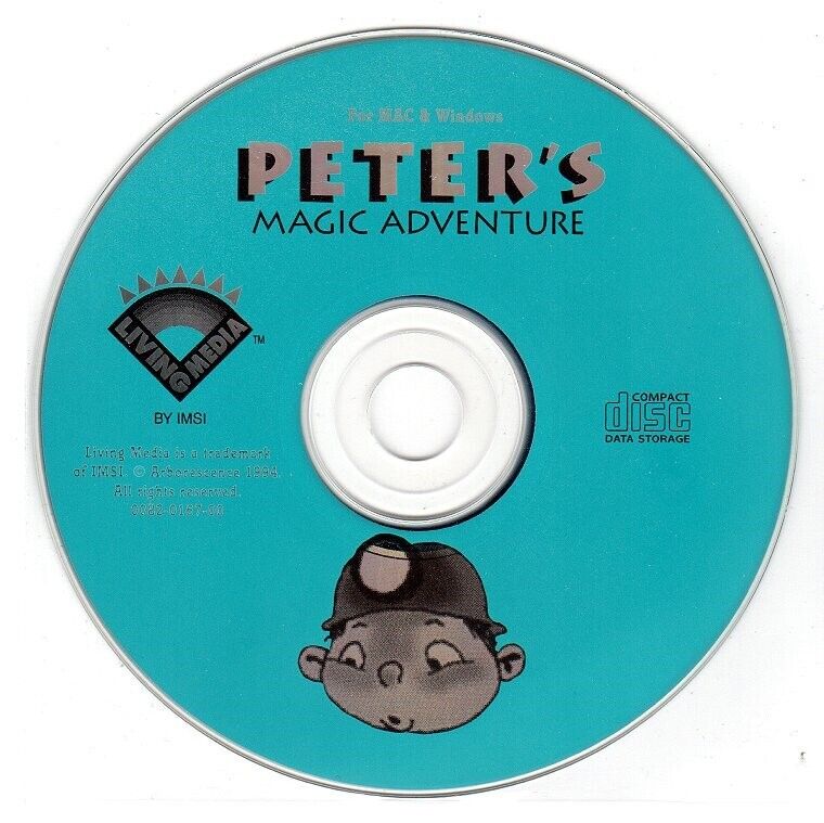 Peter's Magic Adventure (Ages 4-8) (CD, 1994) for Win/Mac - NEW CD in SLEEVE