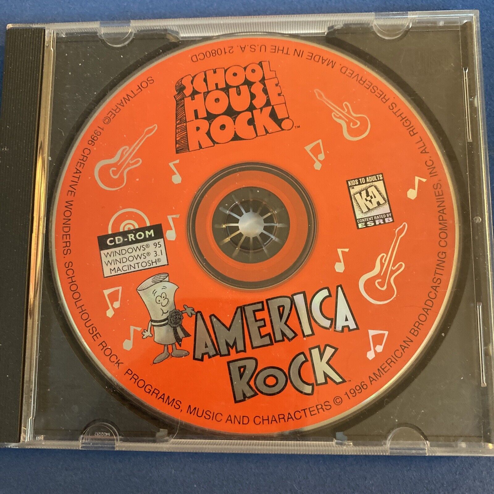 School House Rock America Rock CDROM Software Creative Wonders