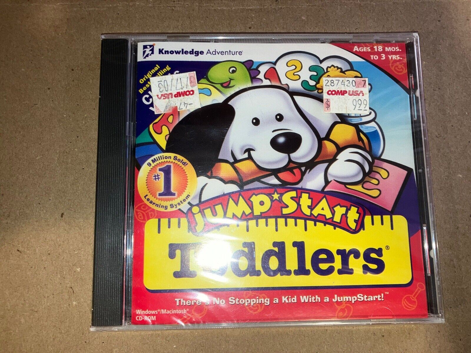 New Jump Start Toddlers Classic Version Windows 98/95 PC CD-ROM Vintage Learning