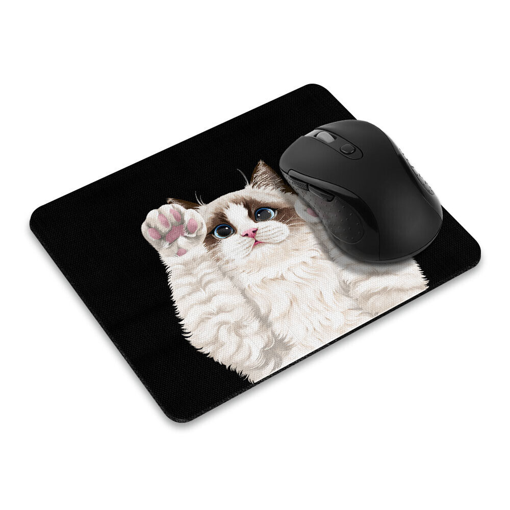 Cute Animal Gaming Mouse Mat Pad Non-Slip Rectangle Mousepad For Computer Laptop