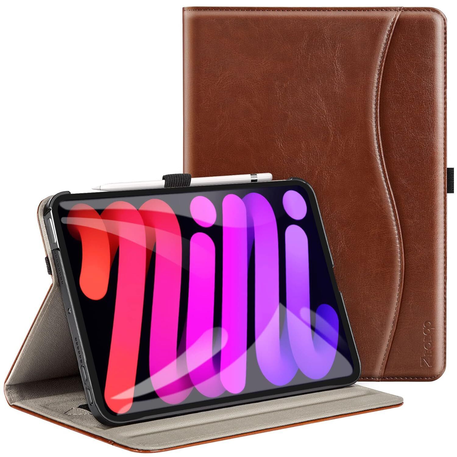 Ztotop Case For New Ipad Mini 6 2021 (6Th Generation), Premium Pu Leather Foli