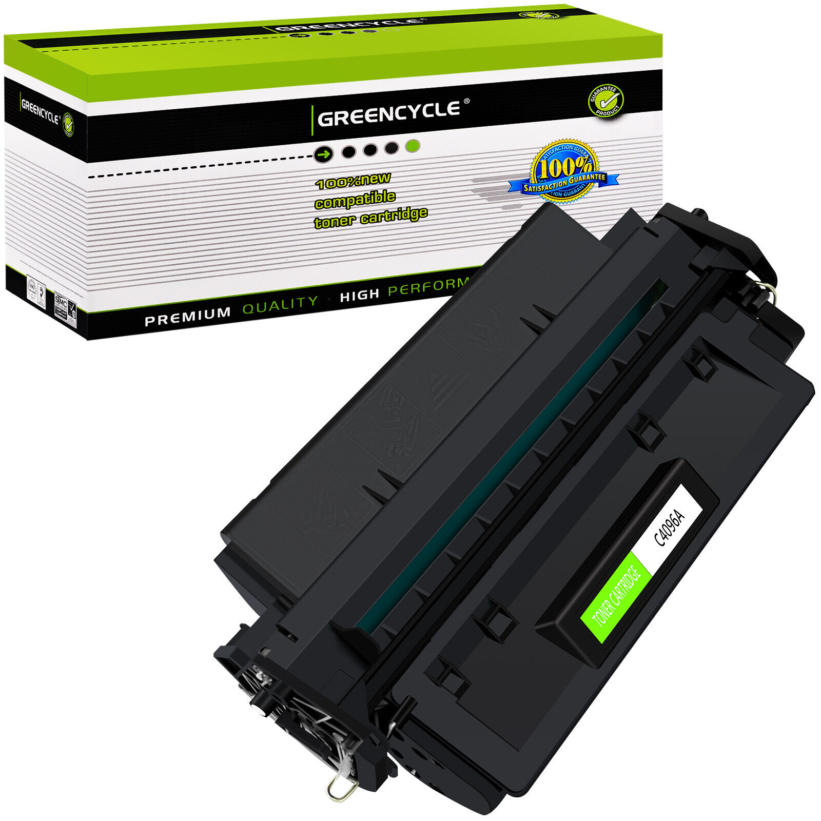 GREENCYCLE C4096A 96A Black Toner Cartridge For HP LaserJet 2100m 2100xi 2200dtn