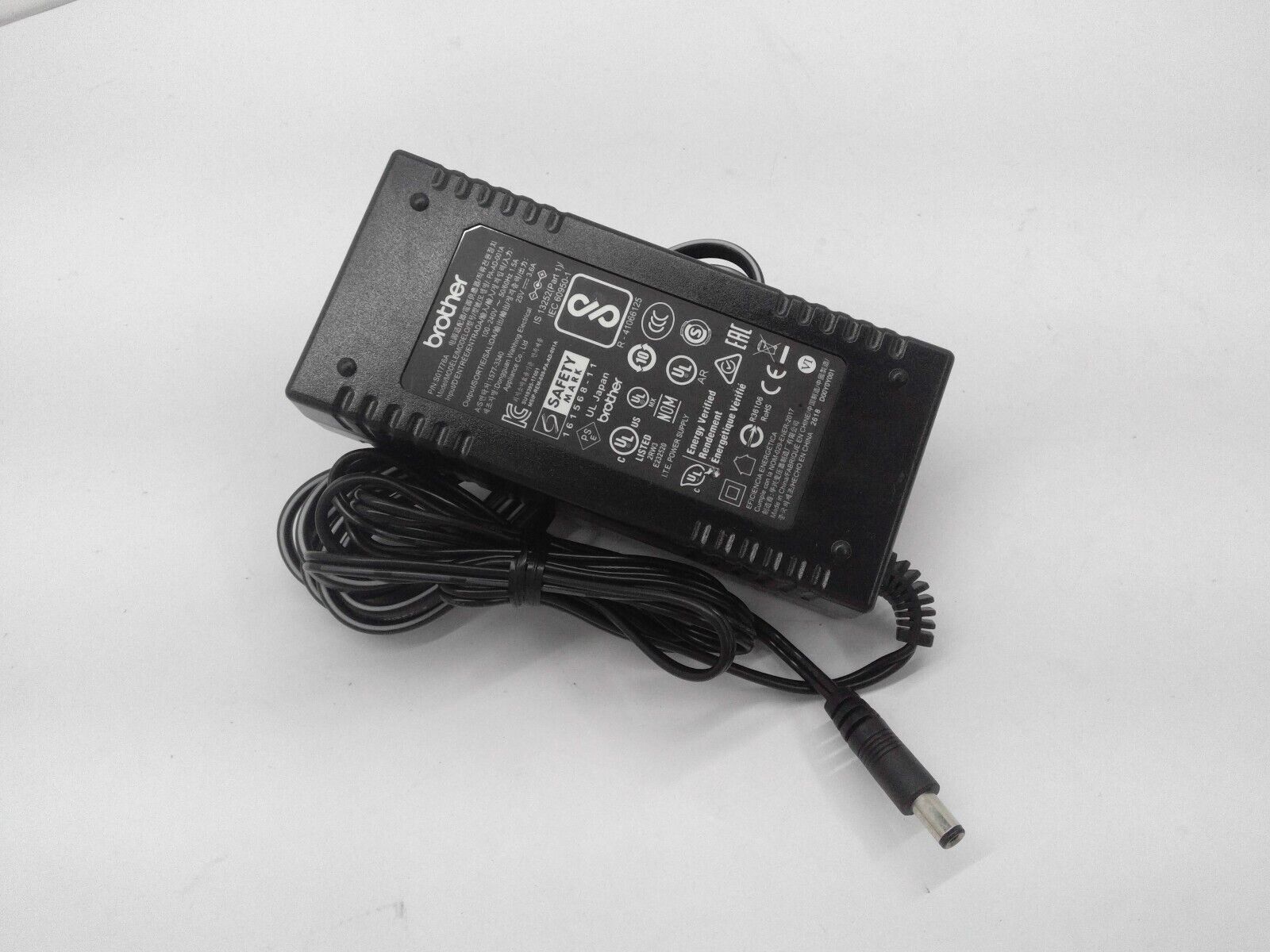 GENUINE BROTHER PA-AD-001A Power Supply Adapter and Cord for Thermal Printer 