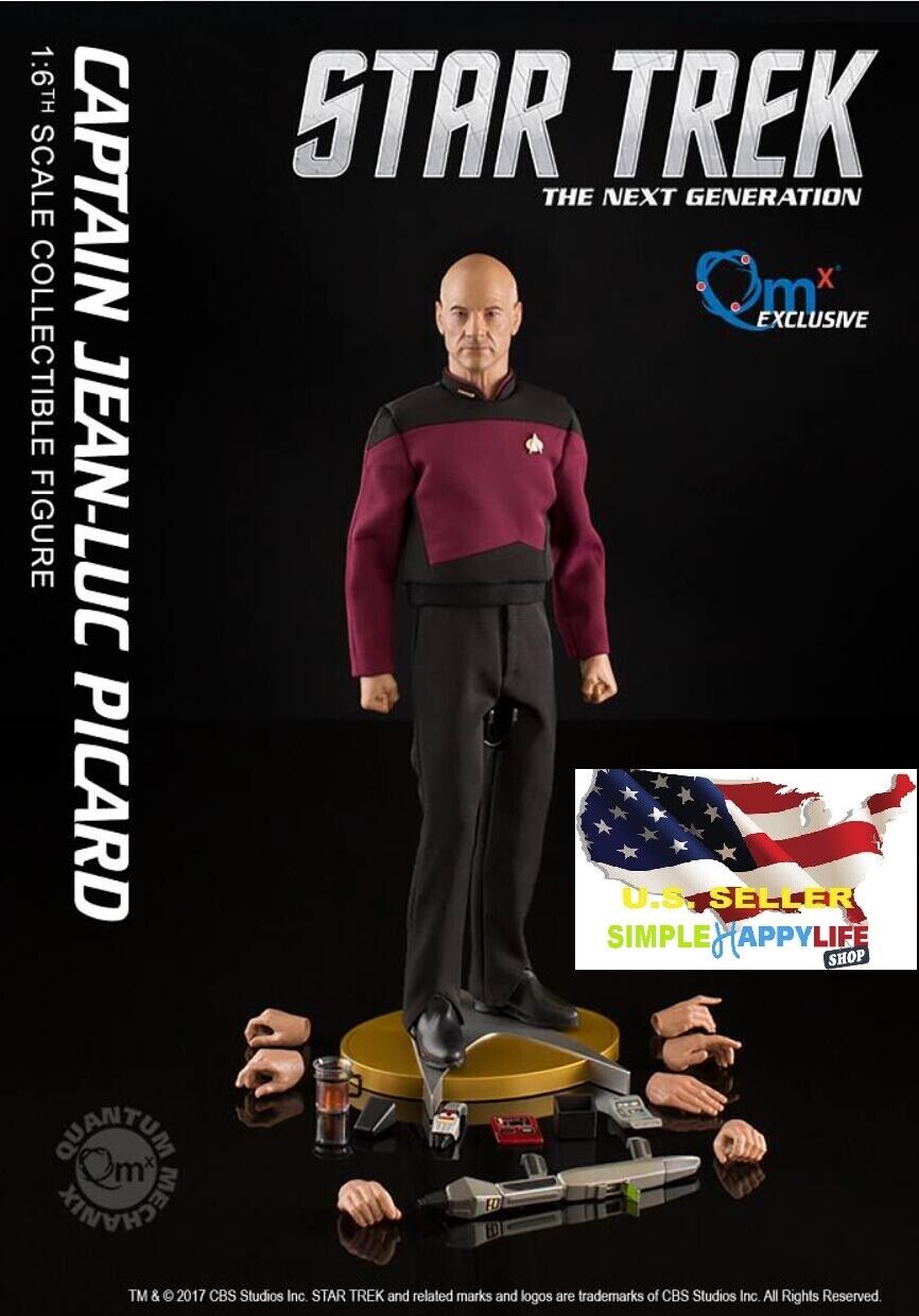 QMx 1/6 Star Trek PICARD TNG Collectible Action Figure EXCLUSIVE Brand New ❶USA❶