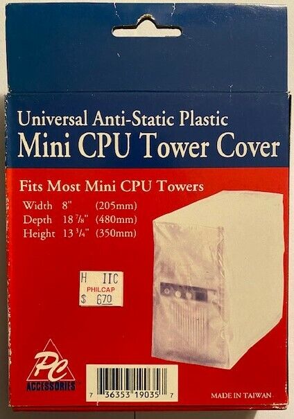 Vintage PC Accessories Mini CPU Tower Cover New Universal Anti-Static Cover