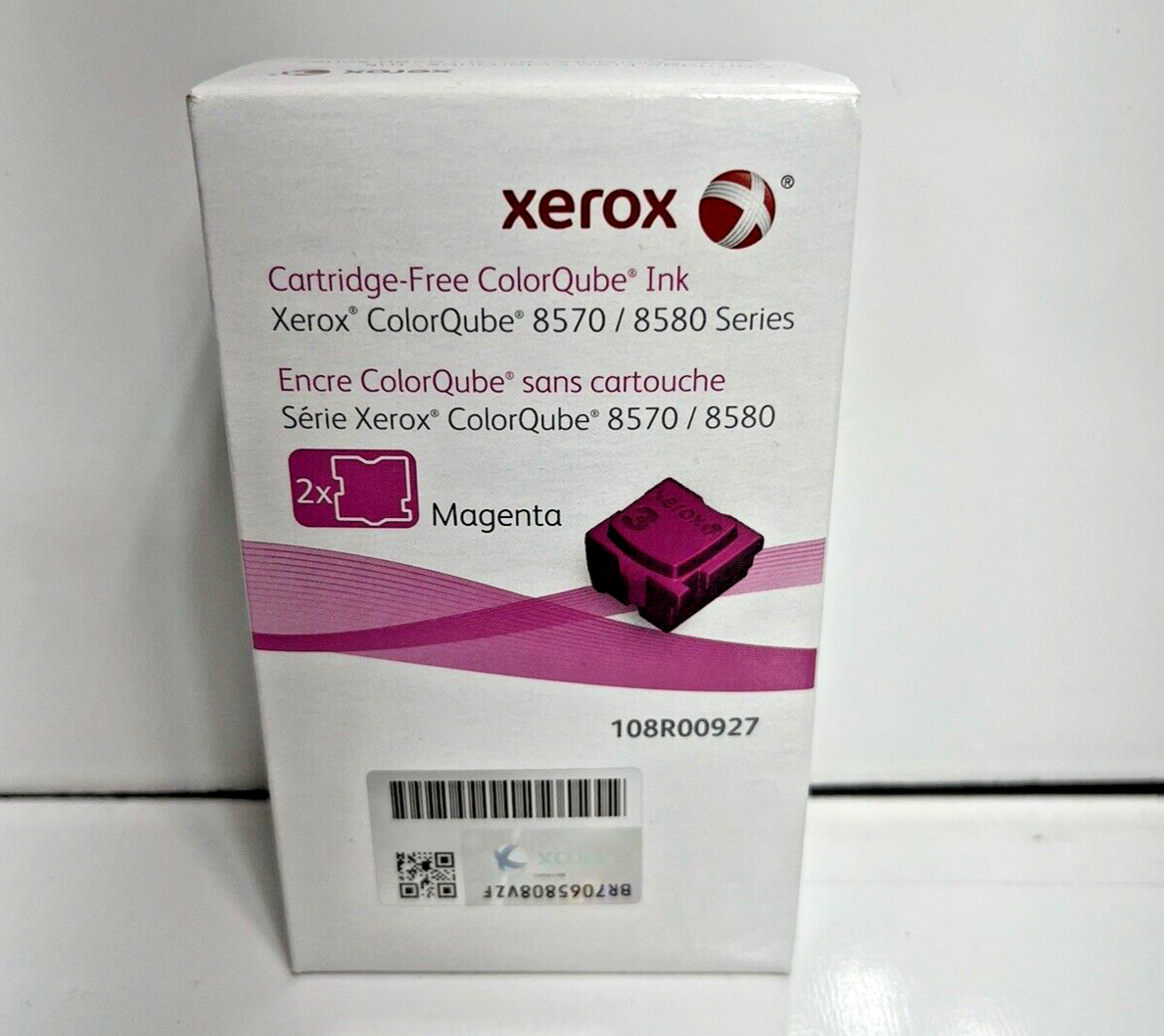 Genuine Xerox 8570 & 8580 Magenta Solid Ink Sealed MINT BOX 108R00927