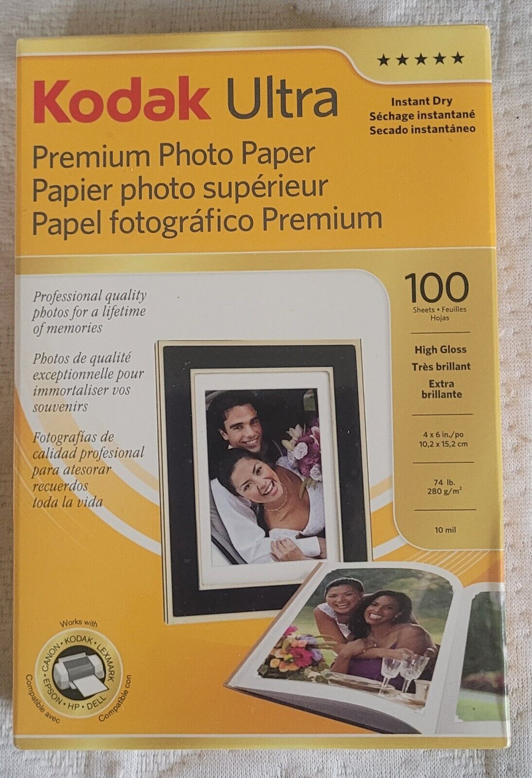 Kodak Ultra Premium Photo Paper 4X6 Inches High Gloss 100 Count