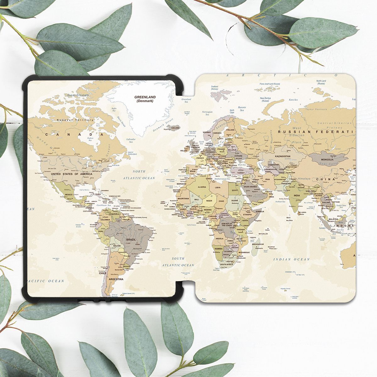 Vintage Retro World Map Atlas Case For All-new Kindle 10th Gen Kindle Paperwhite
