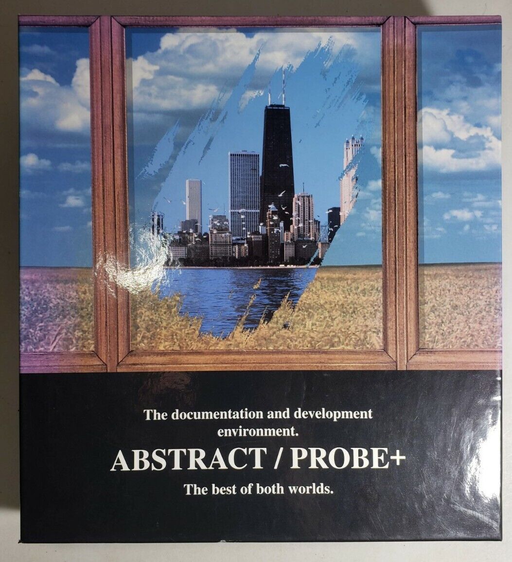 Vintage Software ASC Abstract/Probe+ Rare Full Kit With Data Tape 1993