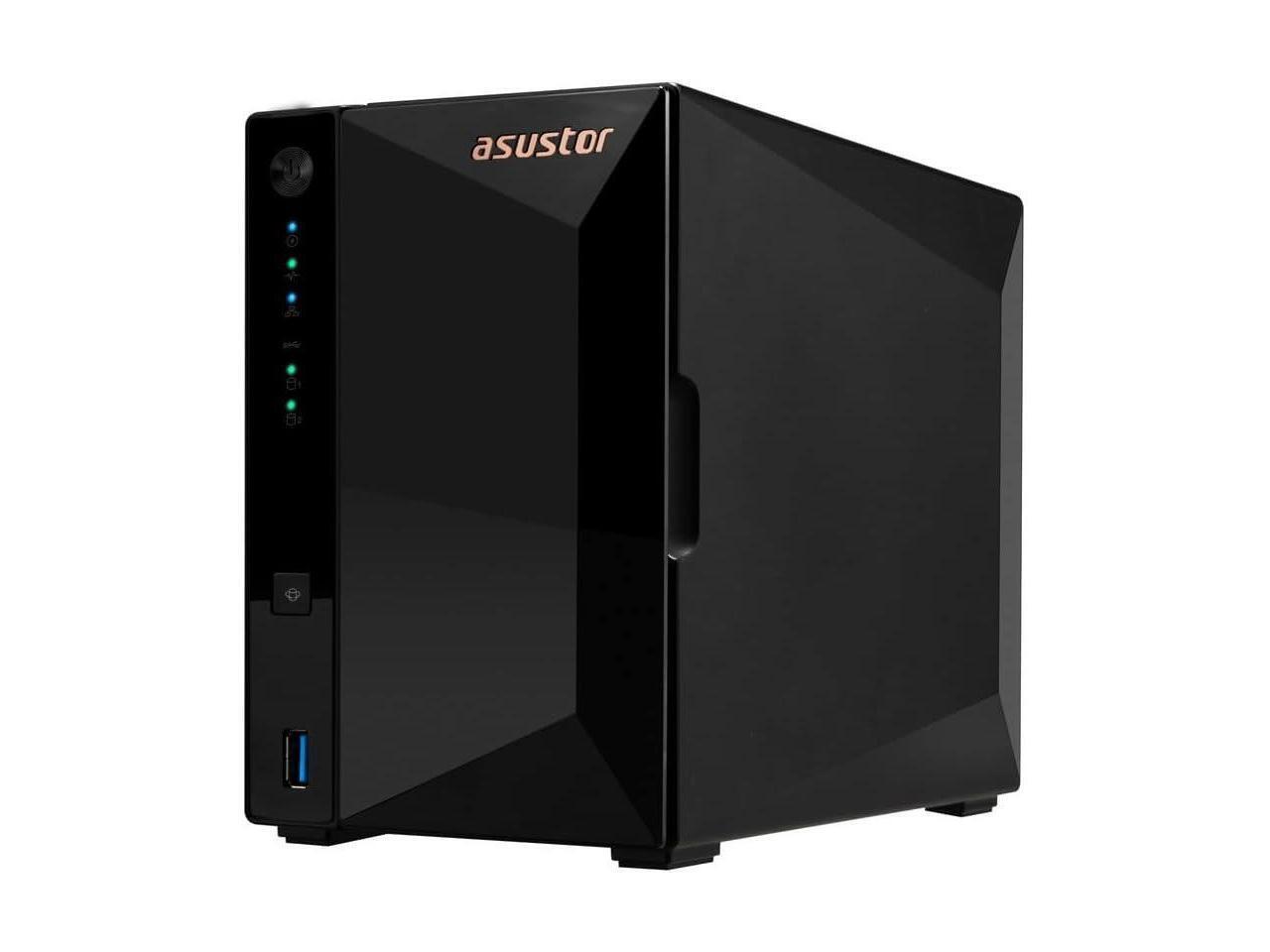 Asustor AS3302T v2 Drivestor 2 Pro Gen2 2 Bay NAS, Quad-Core 1.7GHz CPU, 2.5Gbe
