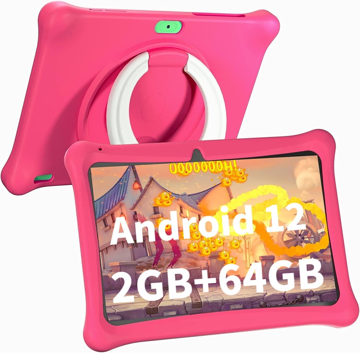 SGIN Kids Tablet 10.1 inch Android Tablet for Kids 64GB BT WiFi Parental Control