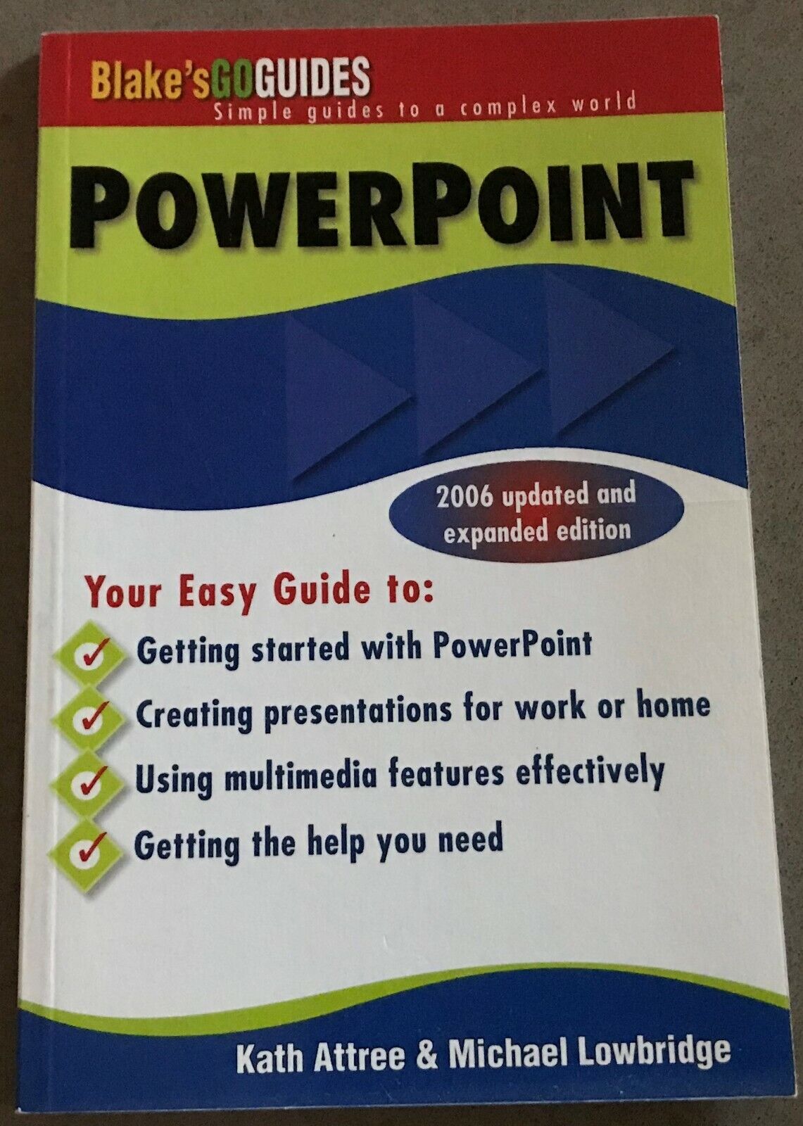 BLAKE\'S GO GUIDES - POWER POINT -Perfect Condition -64-pages -Never Used -AS NEW