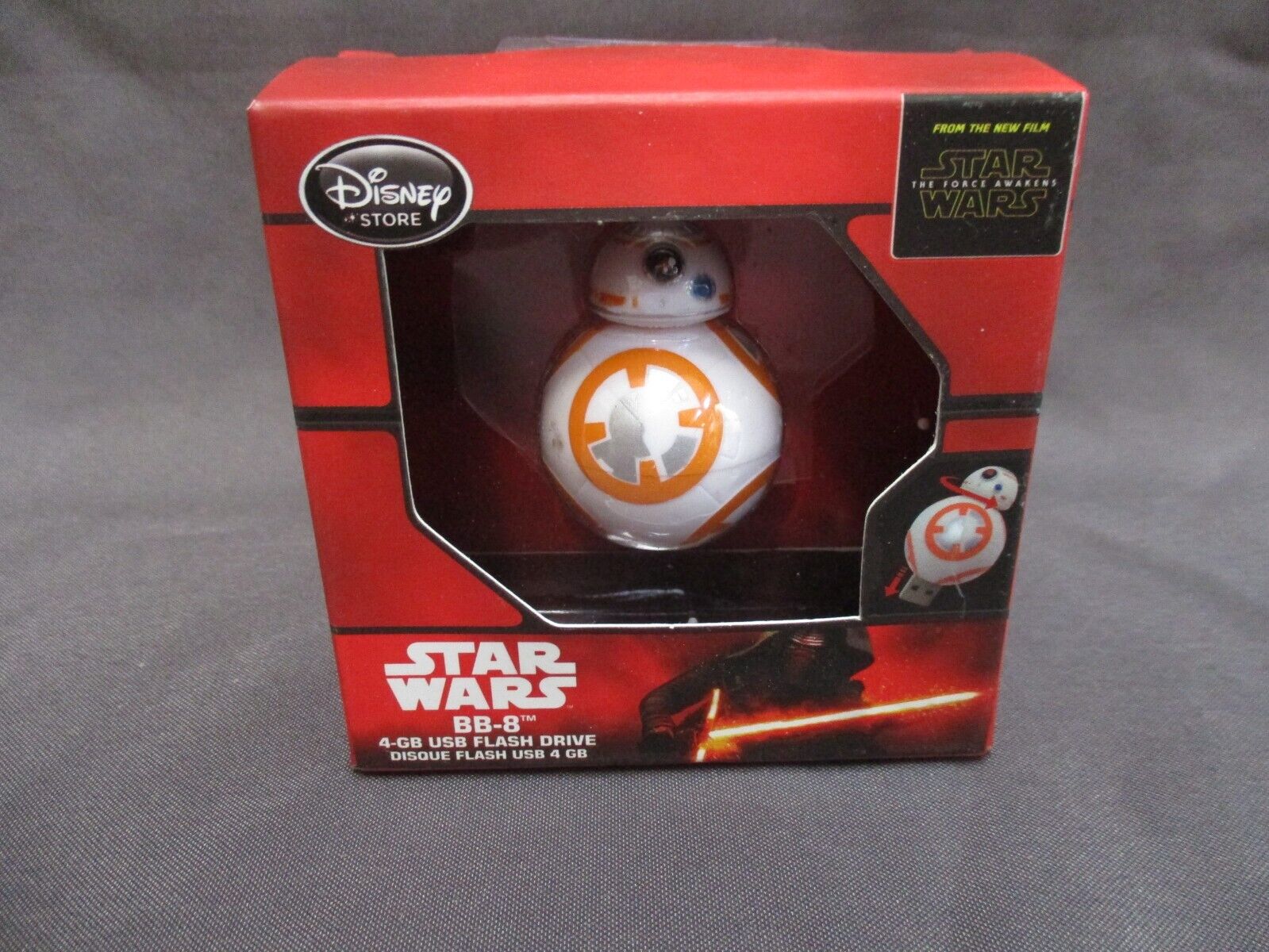 New Old Stock / Unused  - Star Wars BB-8 4-GB USB Flash Drive - Disney Store